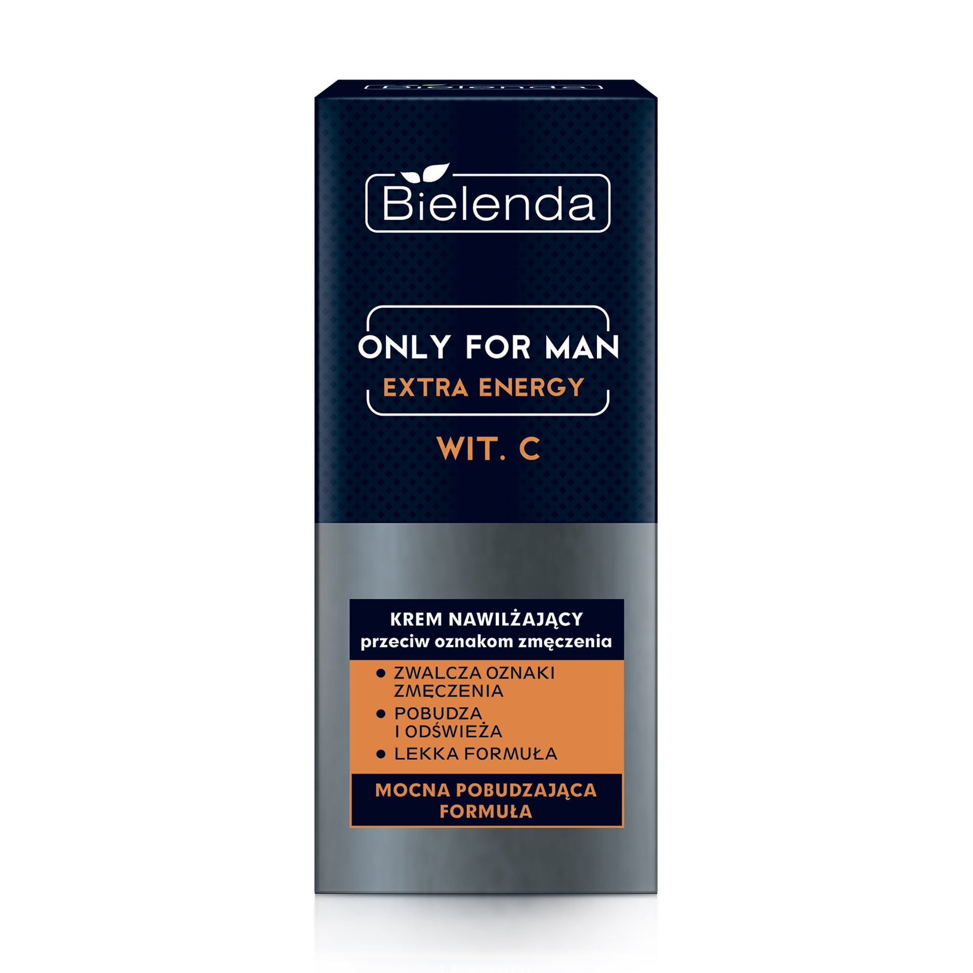 Крем для обличчя Bielenda Only For Men Extra Energy зволожувальний, 50 мл